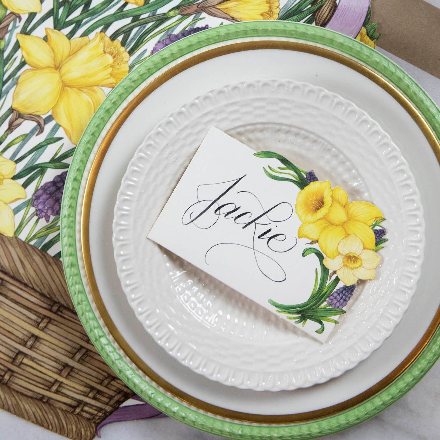 Daffodil Place Card