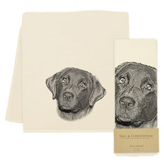 Black Lab #1 Tea Towel