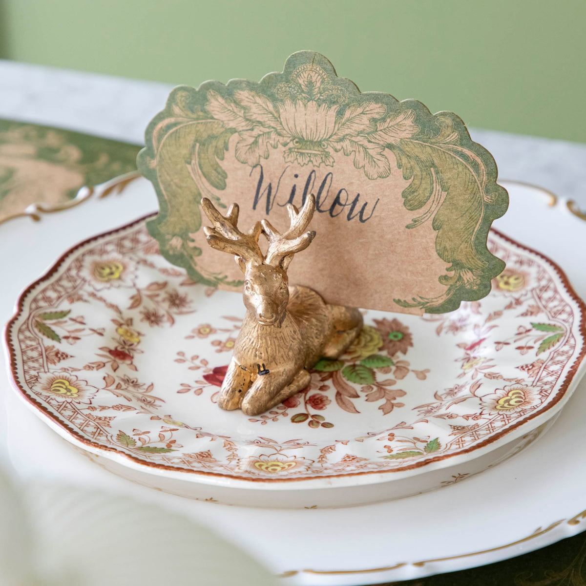 Deer Name Card Holder