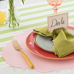 Die-cut Pink French Frame Placemat