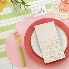 Die-cut Pink French Frame Placemat