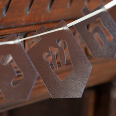 Dreidel Gold Leaf Garland
