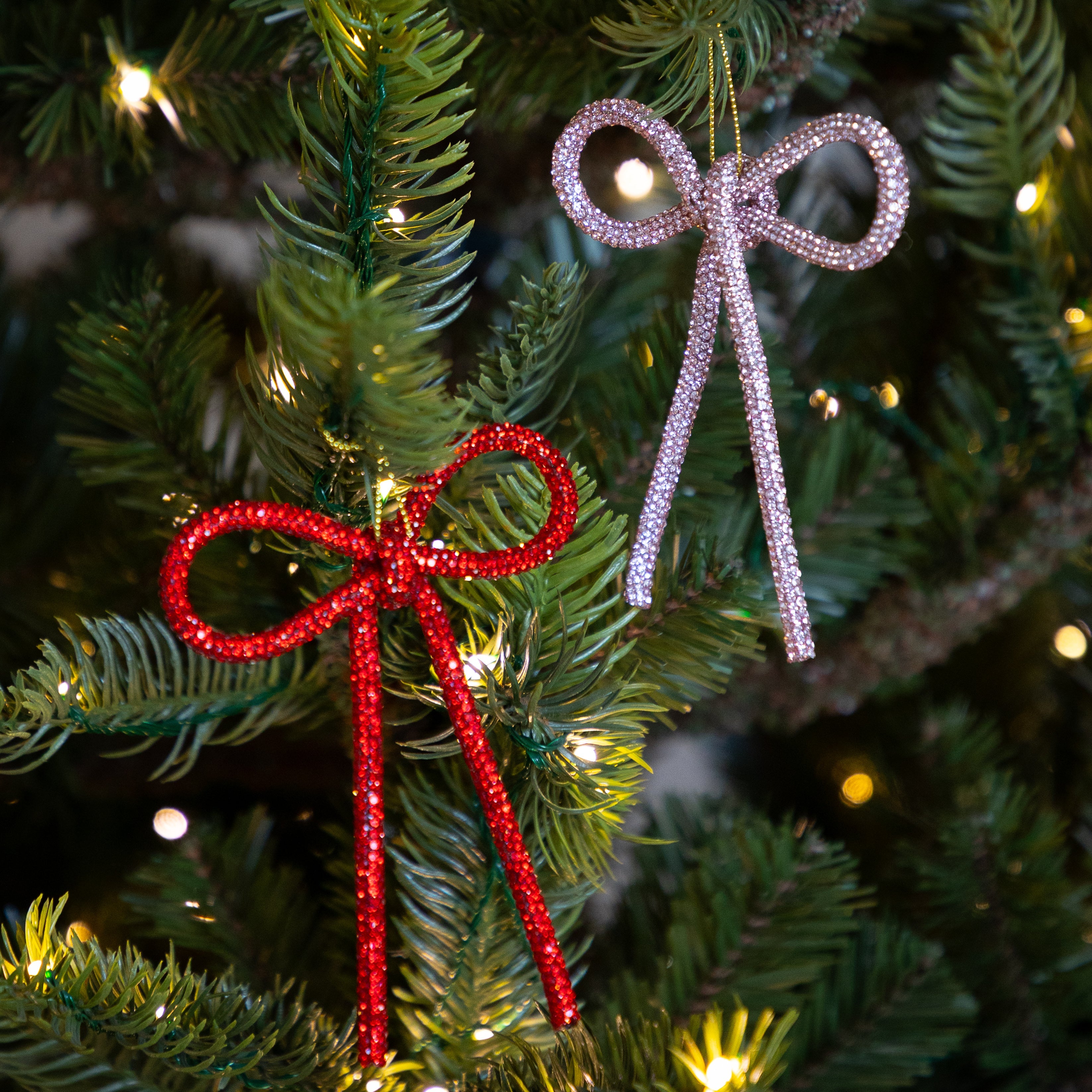 Beaded Bow Ornament
