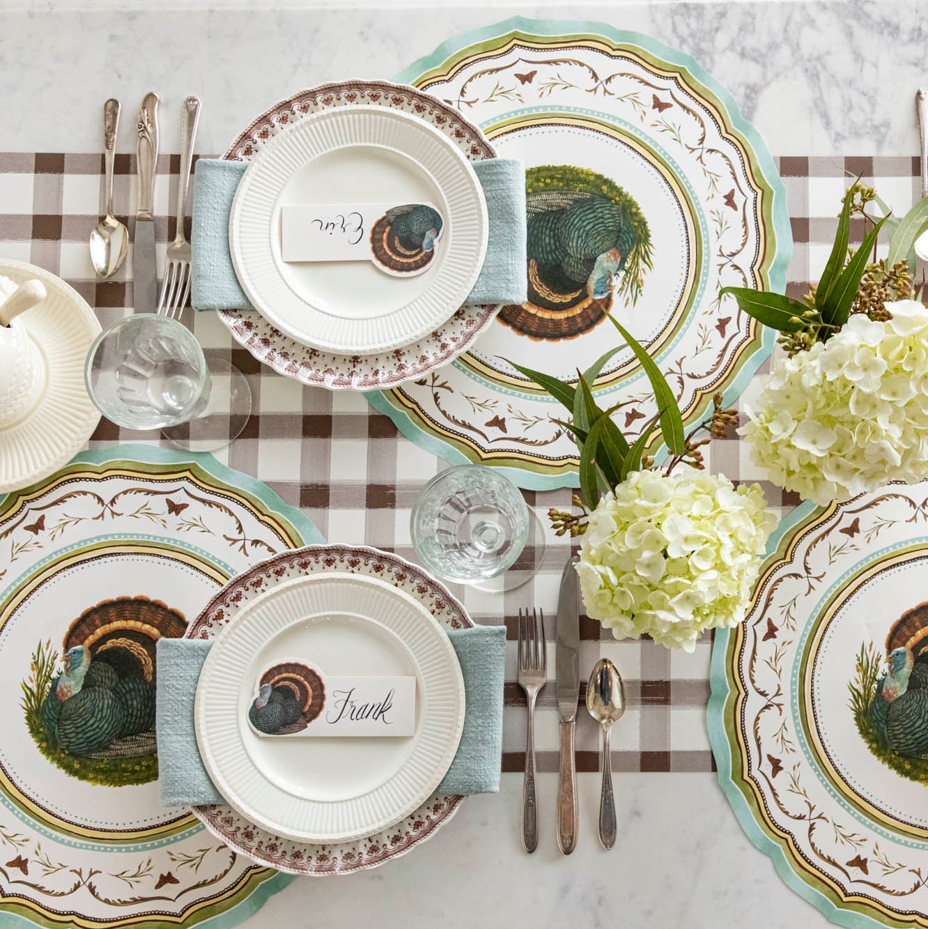 Die-cut Heritage Turkey China Placemat