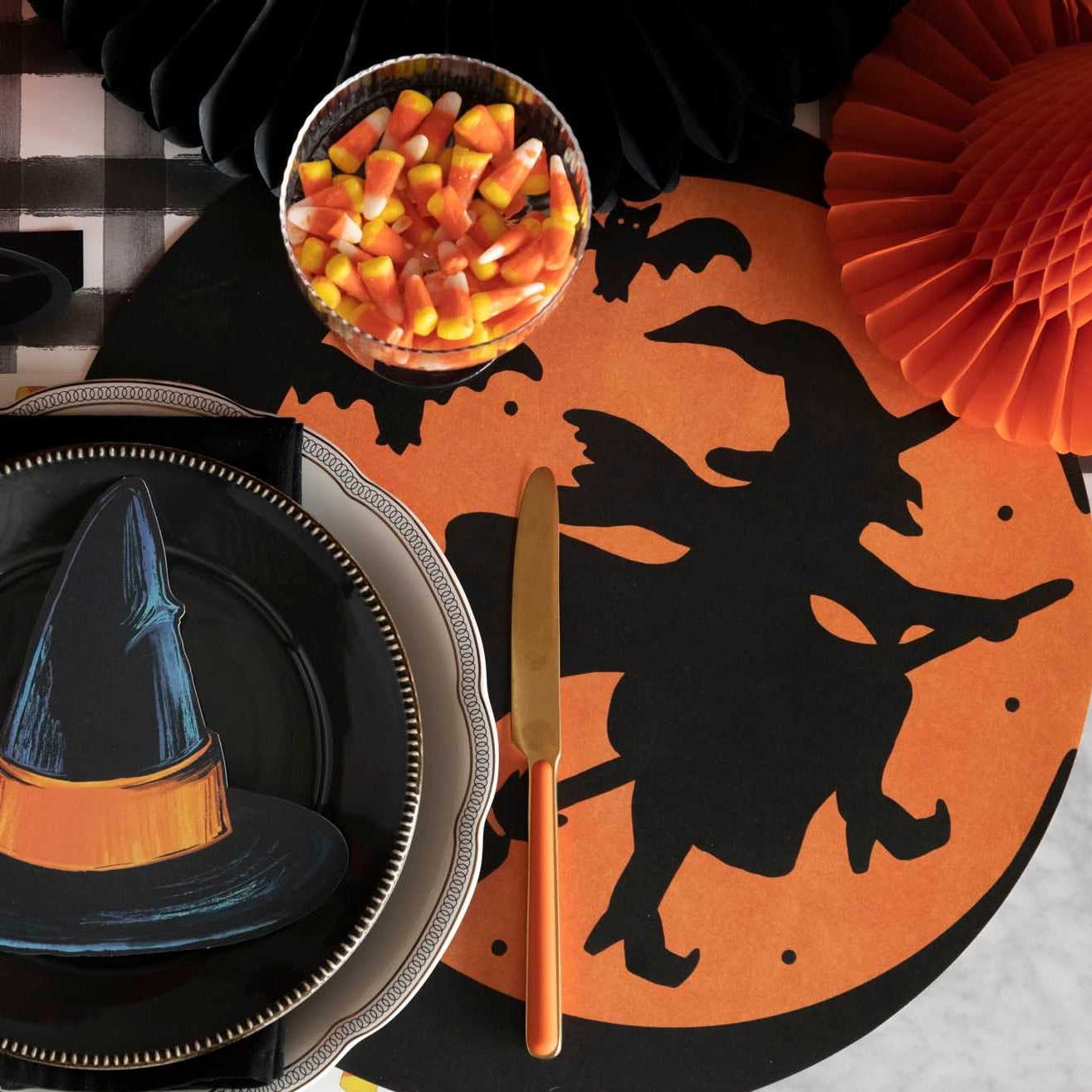 Die-cut Wicked Witch Placemat