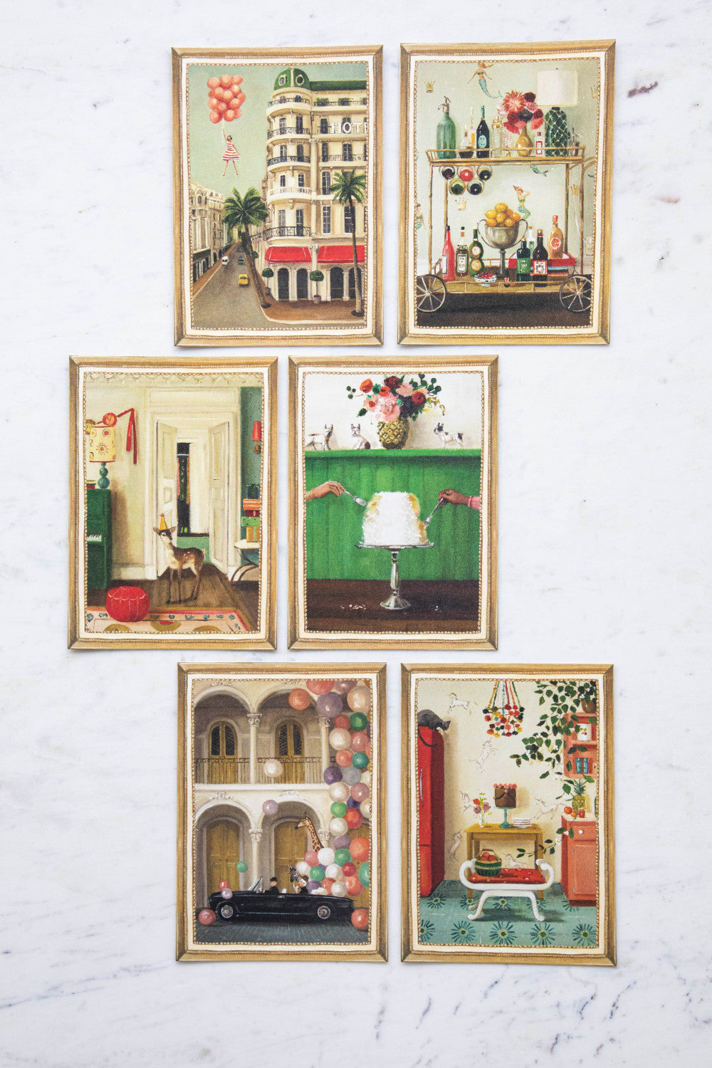 A Fabulous Fête Flat Note Boxed Set of 6 Cards