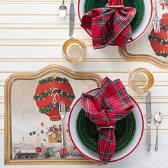 Die-cut Christmas Balloon Ride Placemat