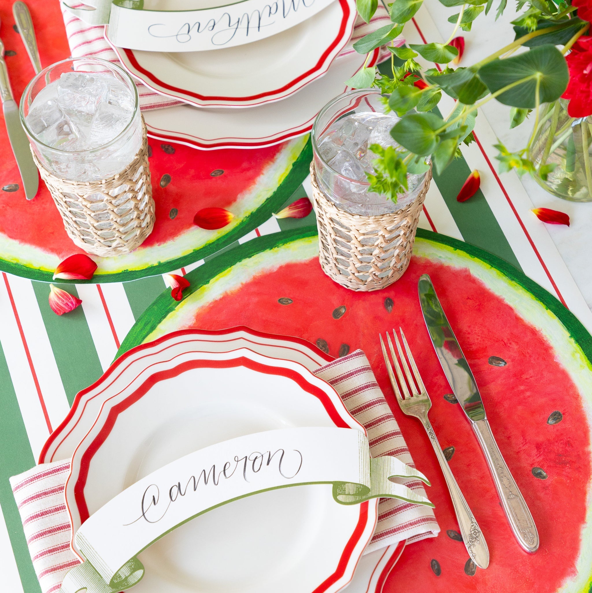 Die-cut Watermelon Placemat