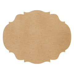 Die-cut Kraft French Frame Placemat