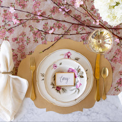 Die-cut Gold French Frame Placemat