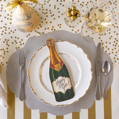 Die-cut Silver French Frame Placemat
