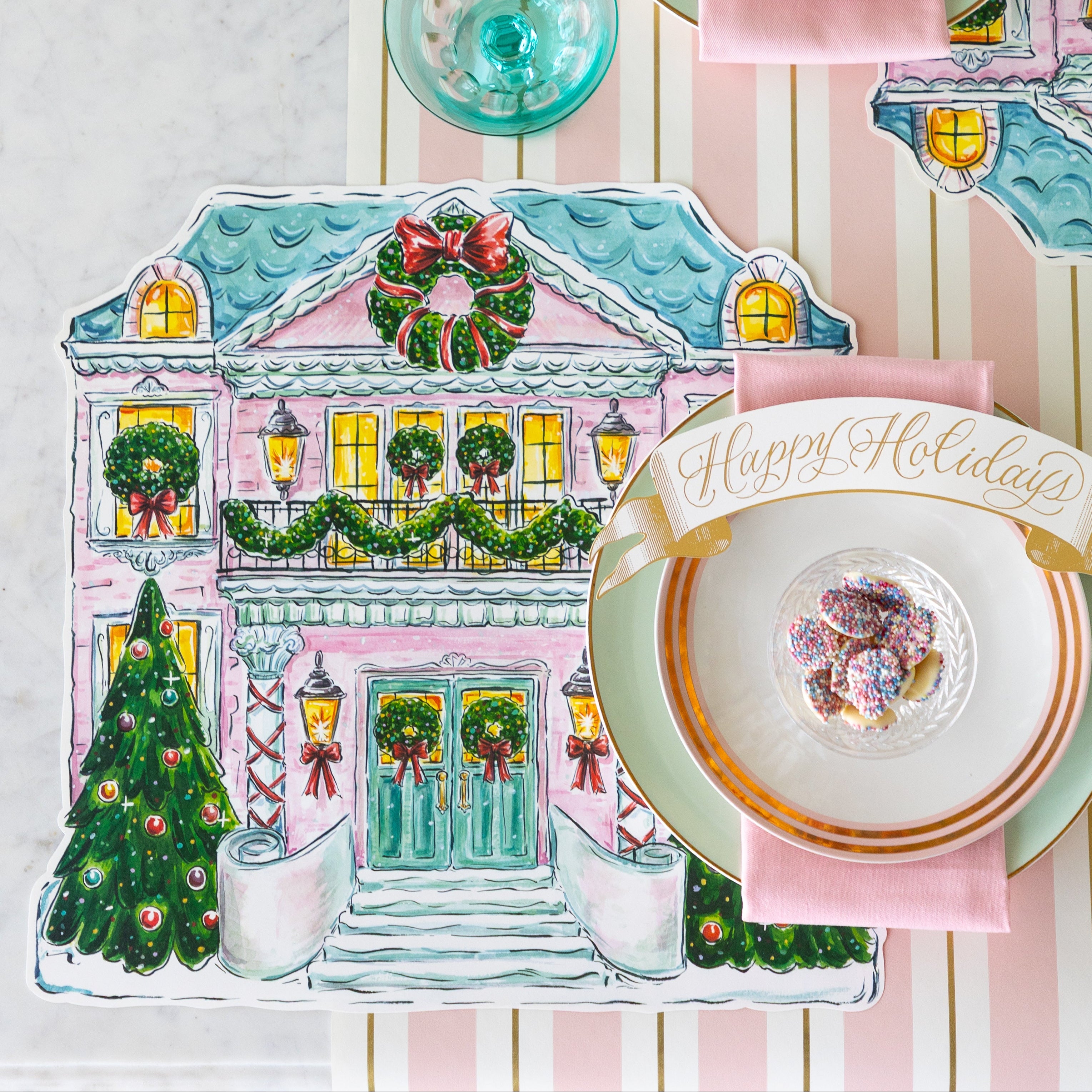 Die-cut Holiday Home Placemat