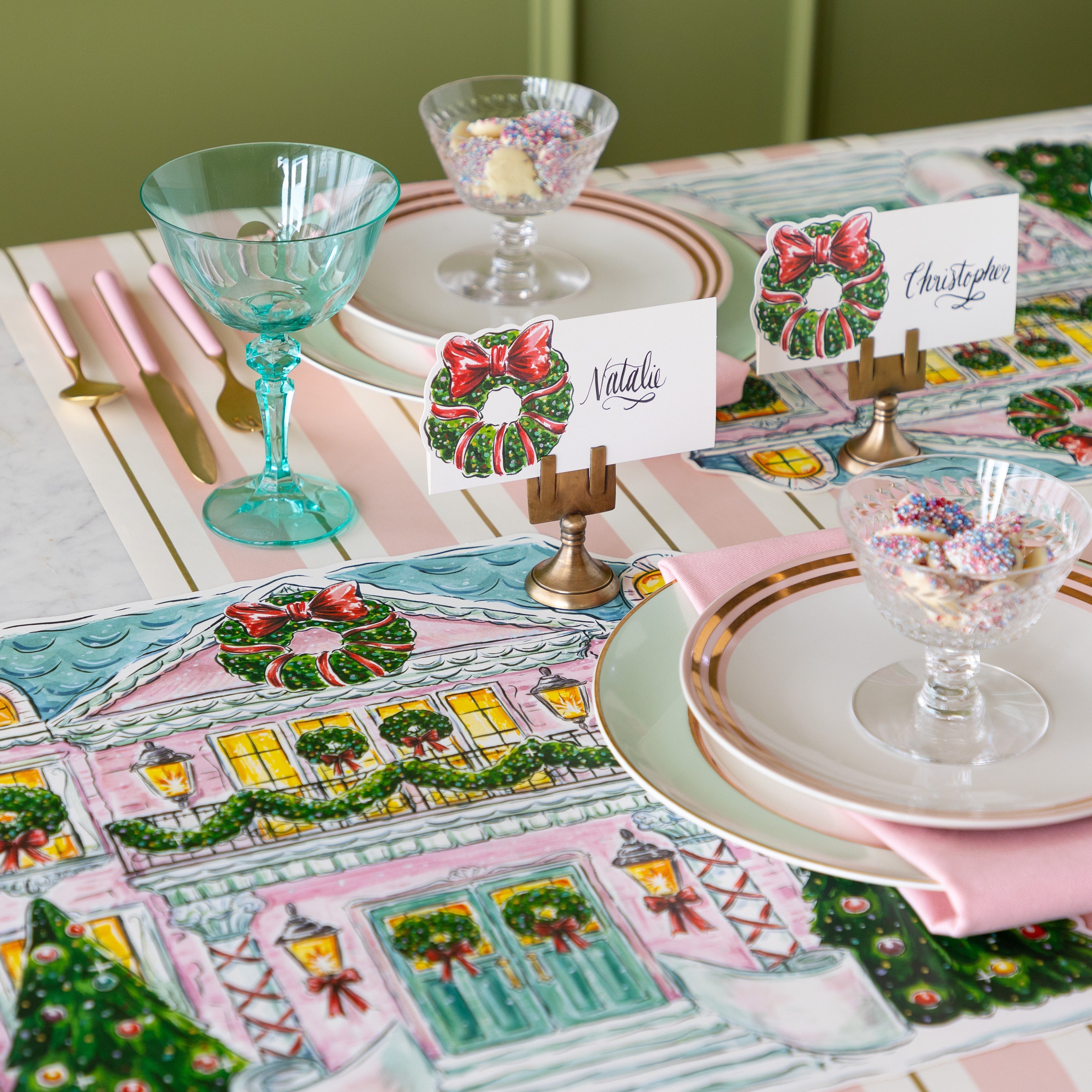 Die-cut Holiday Home Placemat