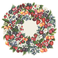 Die-cut Berry Wreath Placemat