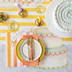Die-cut Birthday Cake Placemat