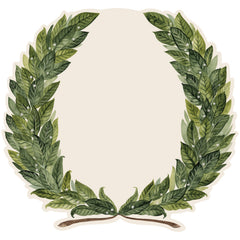 Die-cut Green Laurel Wreath Placemat