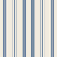 Cornflower Blue Linen Stripe Cocktail Napkins