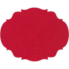 Die-cut Red French Frame Placemat