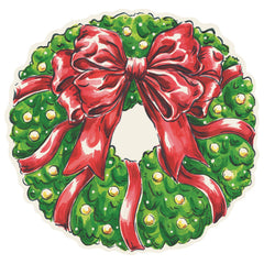 Die-cut Holiday Wreath Placemat