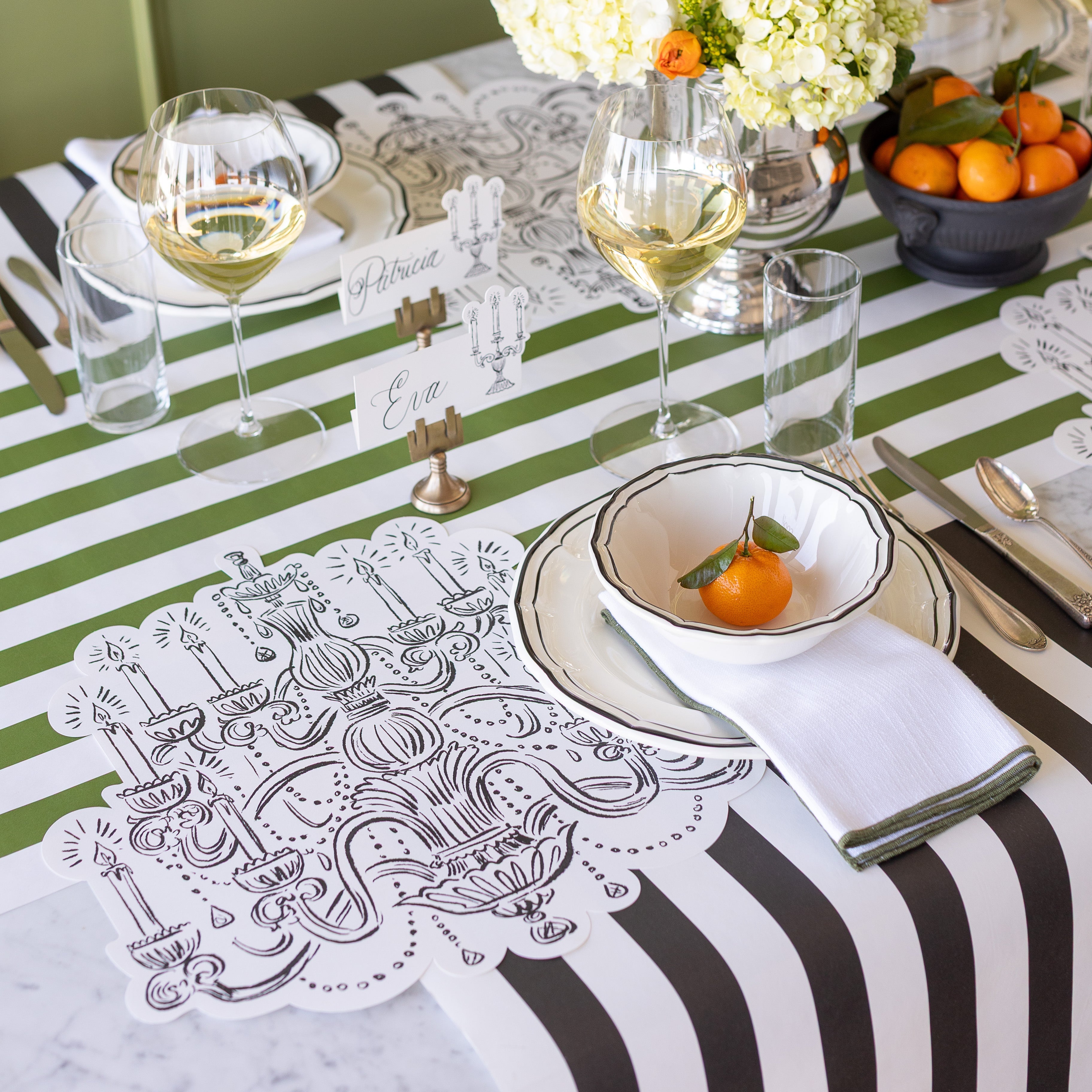 Die-cut Chandelier Placemat