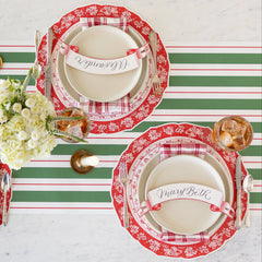 Die-cut Red Regal Placemat