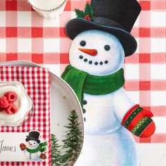Die-cut Snowman Placemat