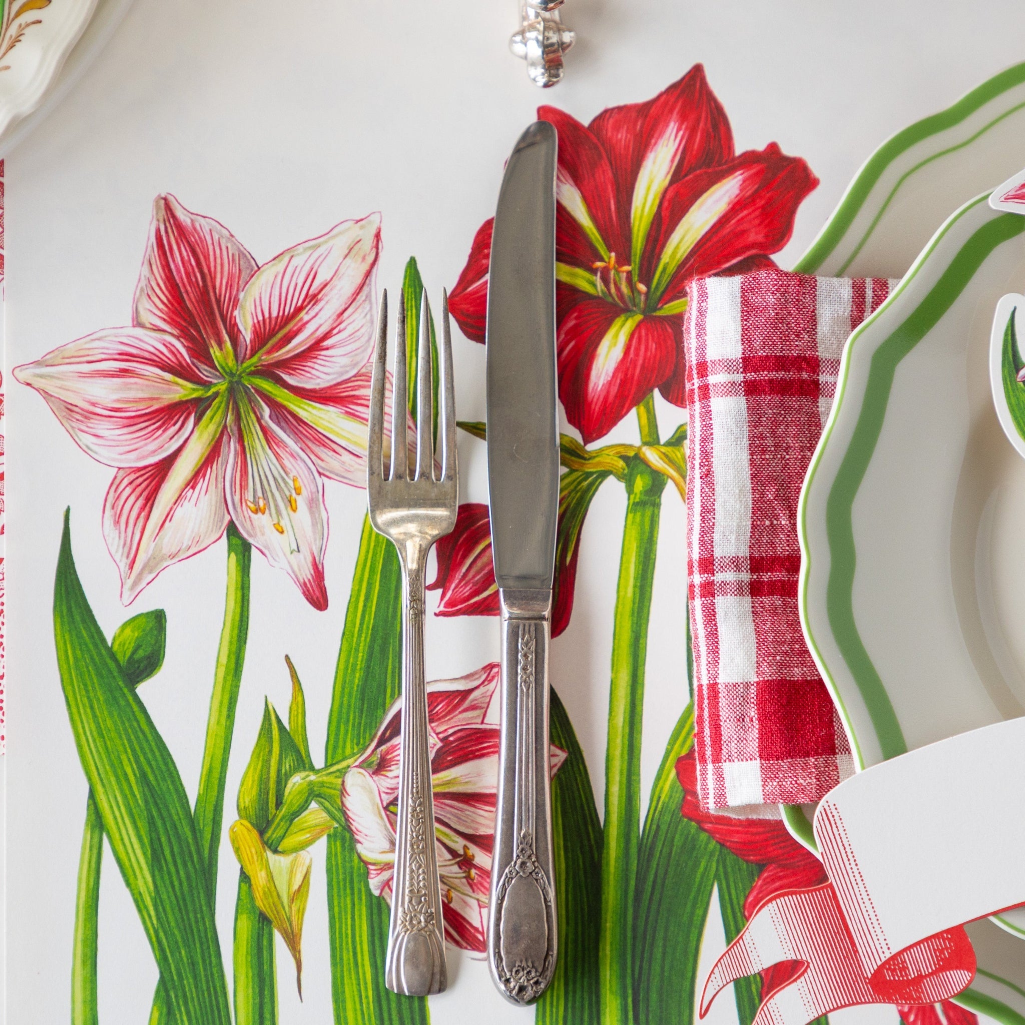 Amaryllis Blooms Placemat