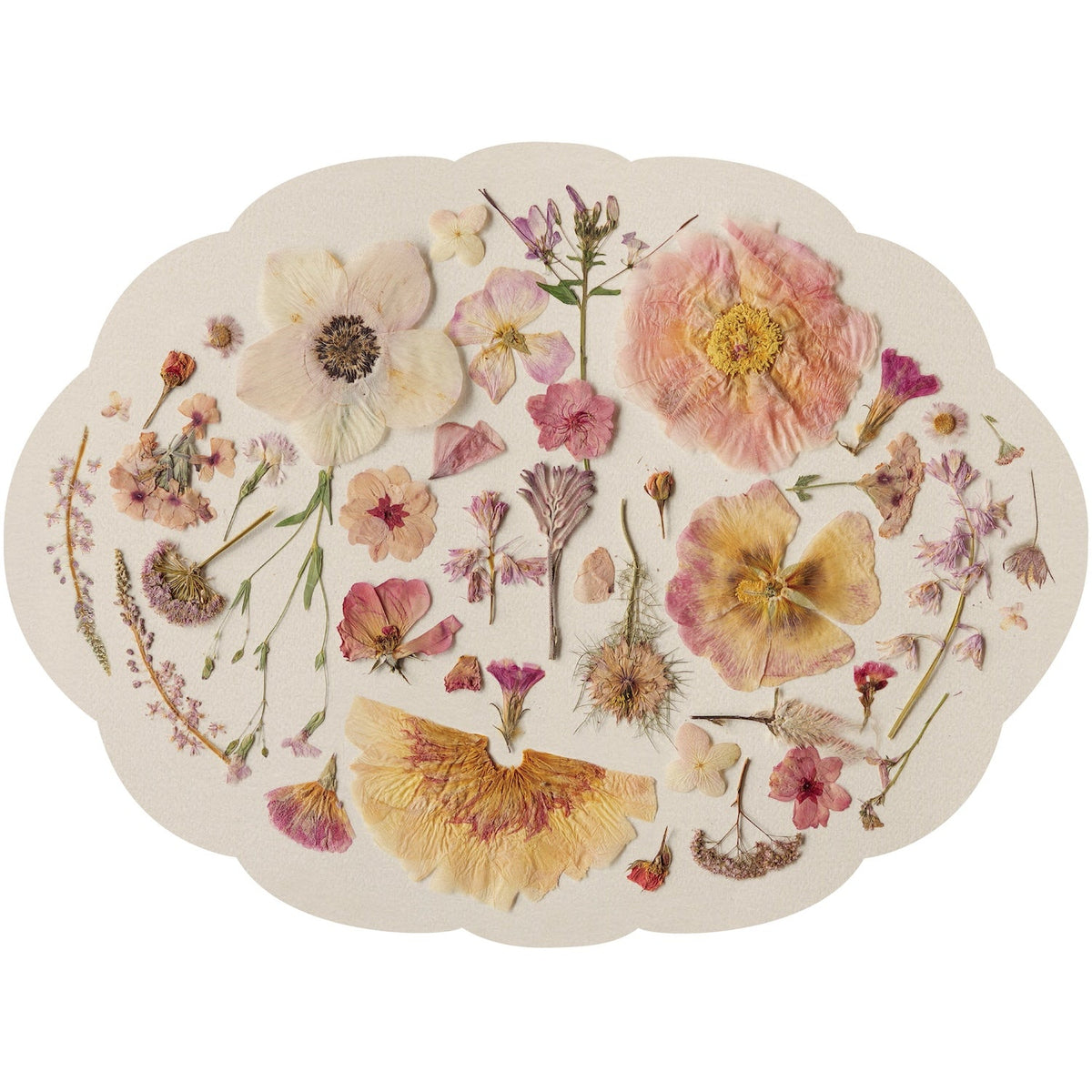 Die-cut Blush Petals Placemat