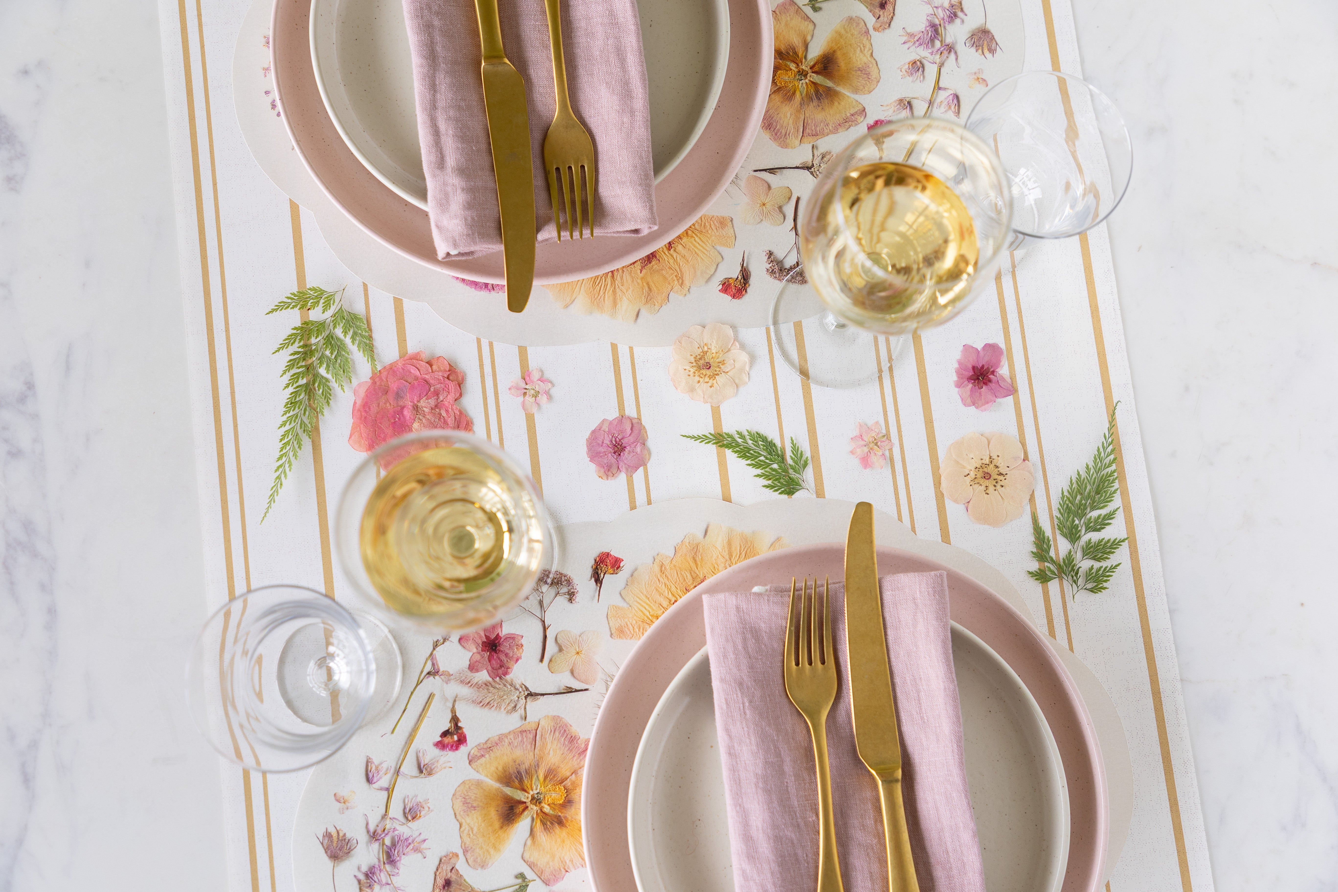 Die-cut Blush Petals Placemat