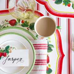 Die-cut Strawberry China Placemat
