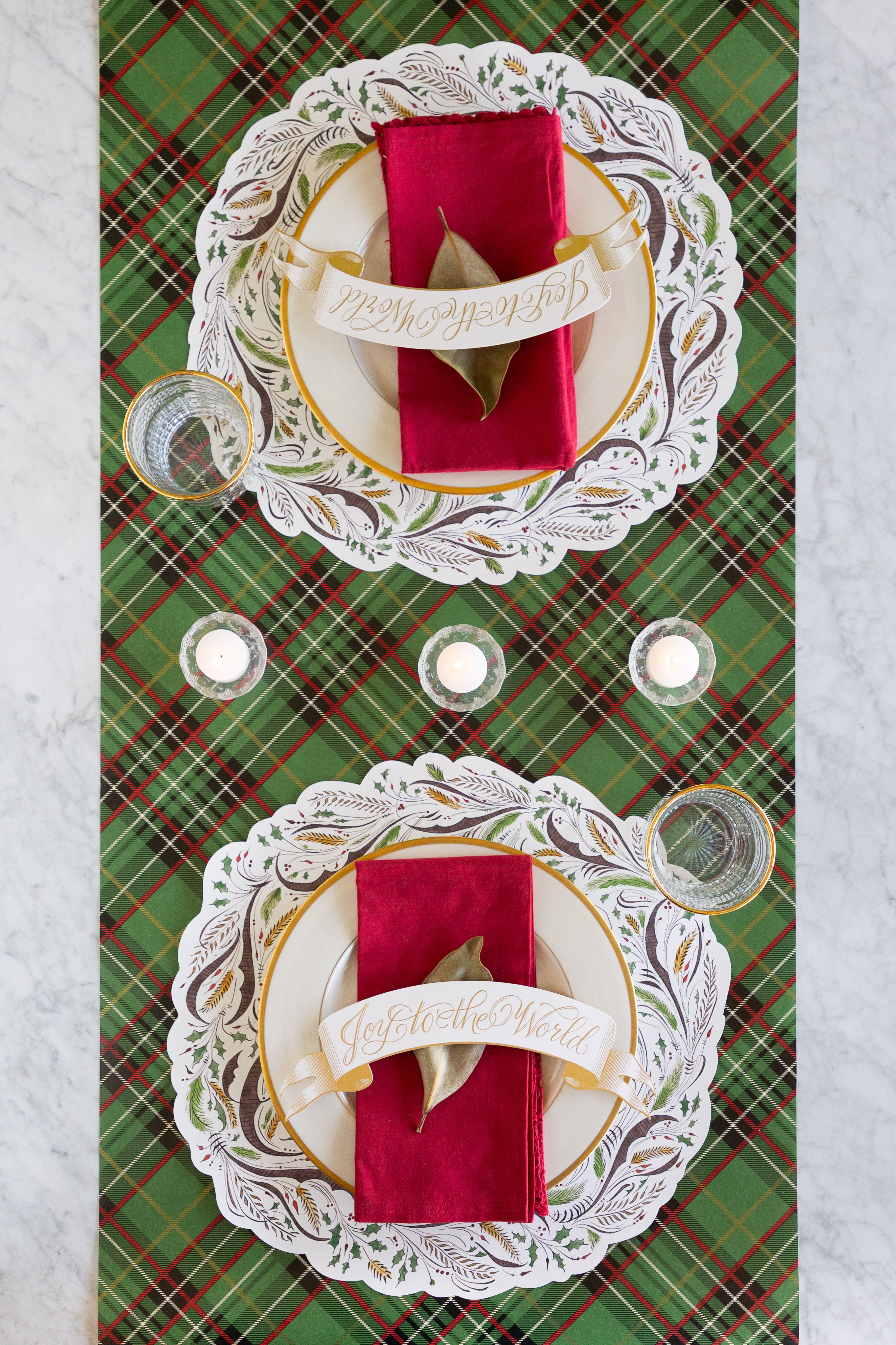Die-cut Merry Christmas Placemat