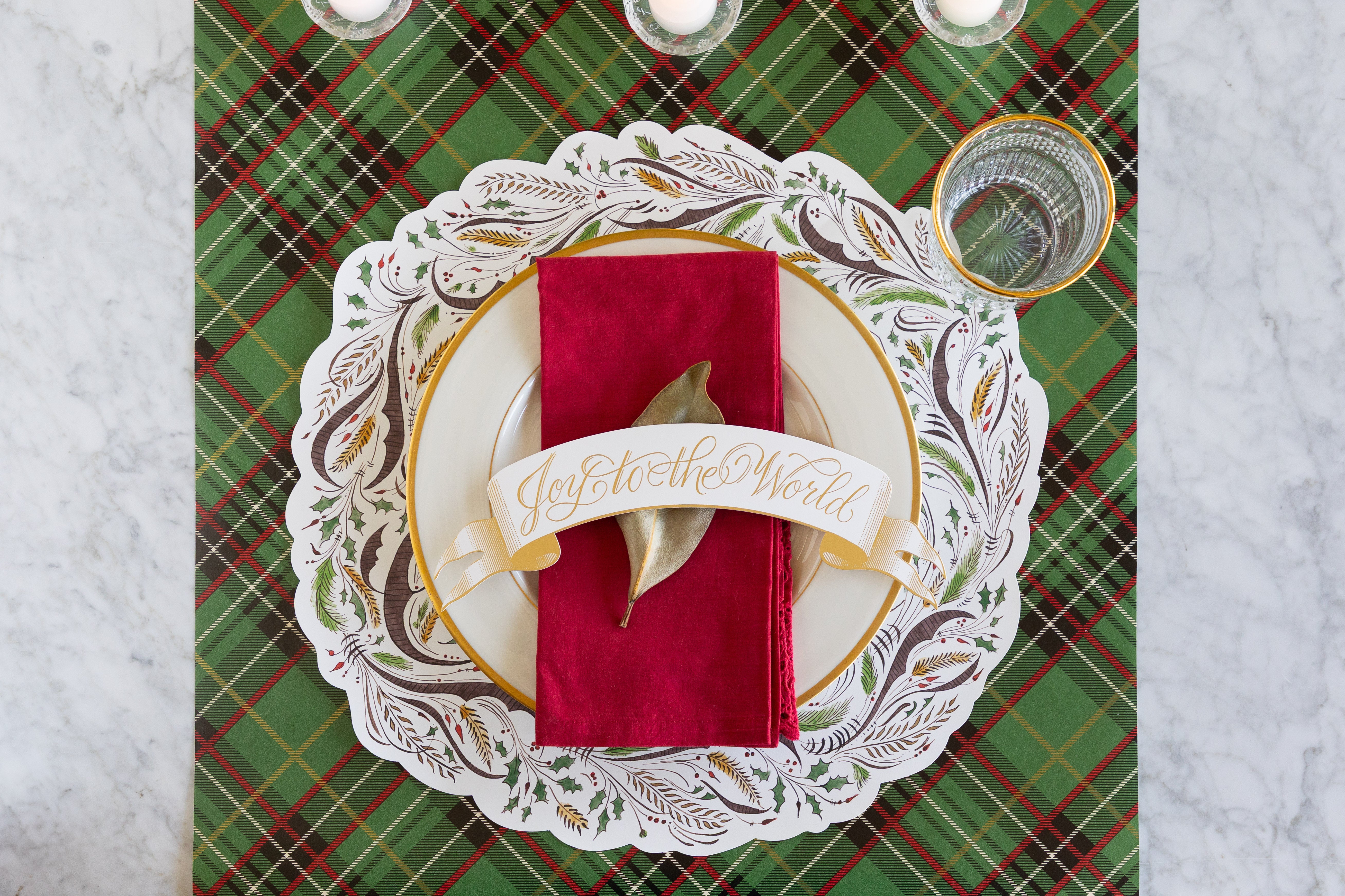 Die-cut Merry Christmas Placemat