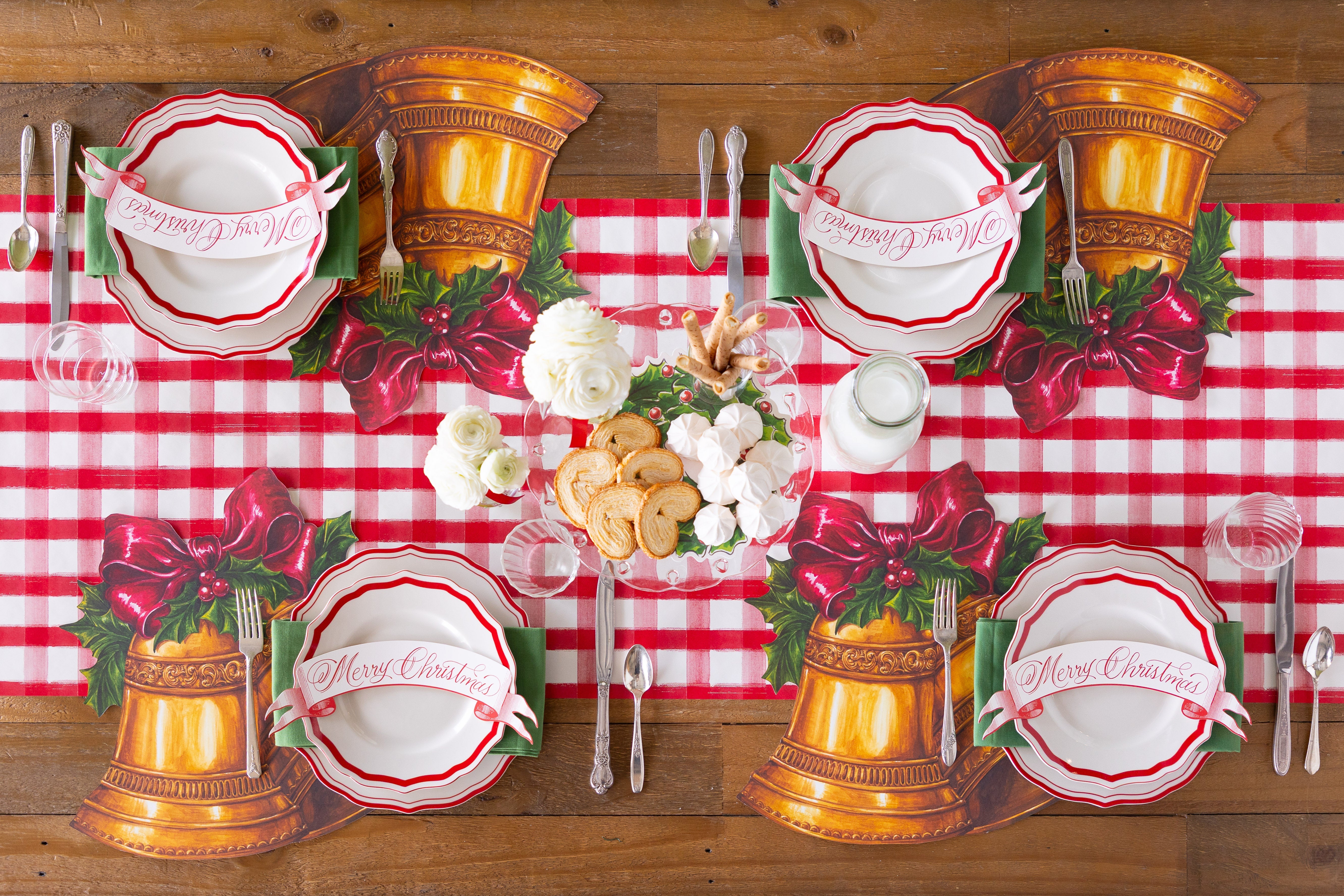 Die-cut Christmas Bells Placemat