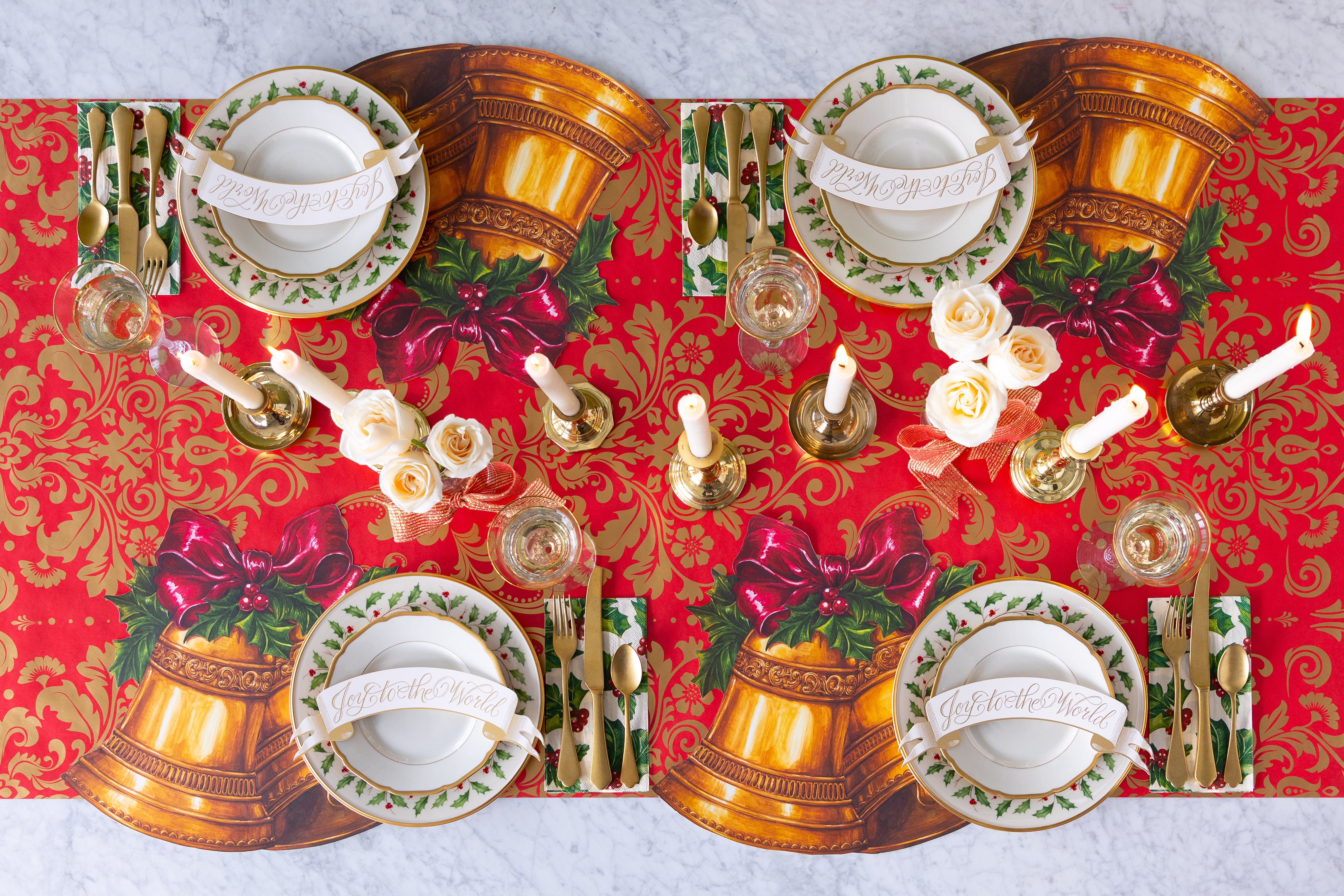 Die-cut Christmas Bells Placemat
