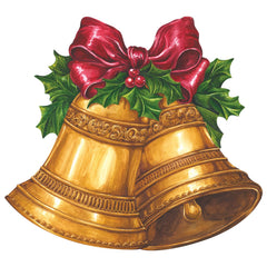 Die-cut Christmas Bells Placemat