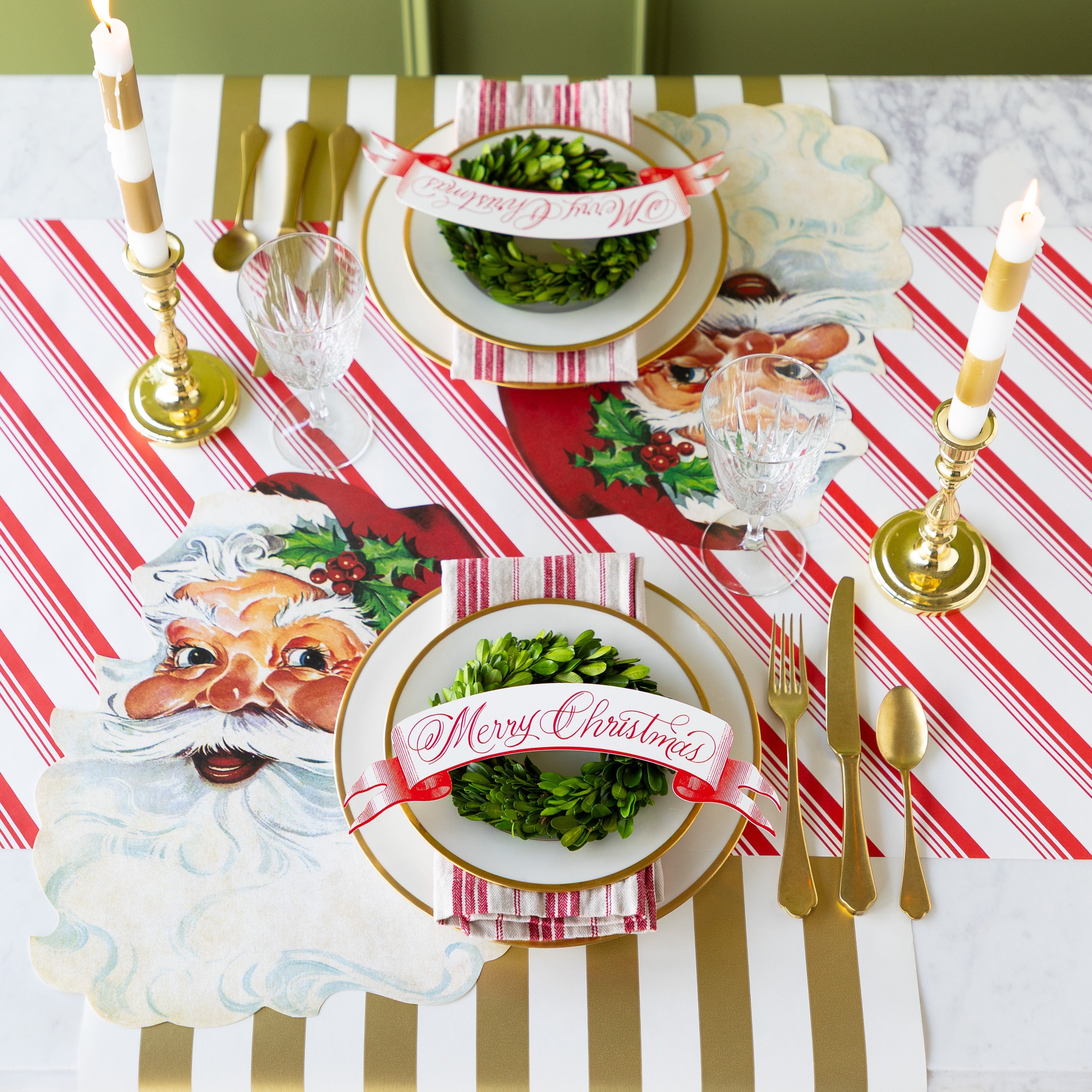 Die-cut Santa Placemat