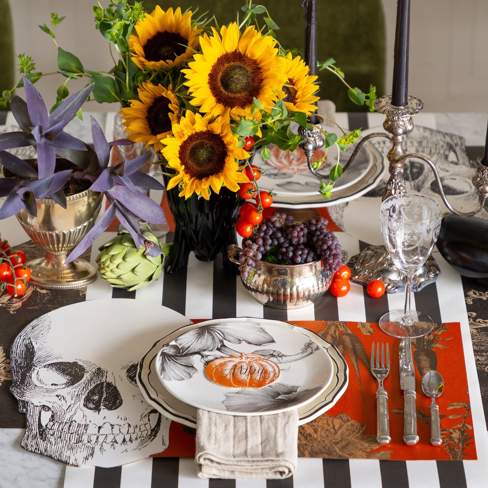 Die-cut Skull Placemat