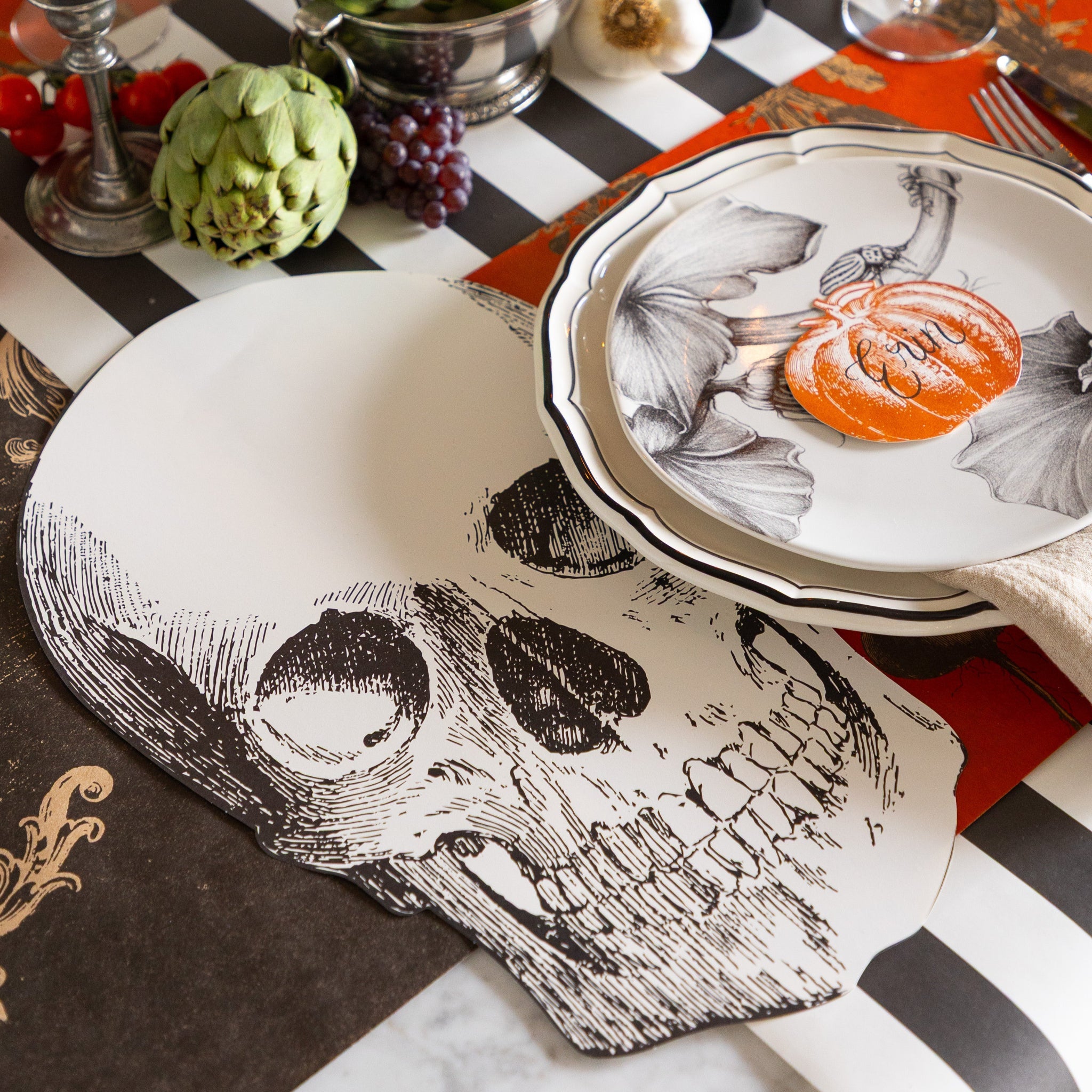 Die-cut Skull Placemat