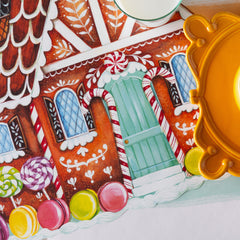 Die-cut Gingerbread House Placemat