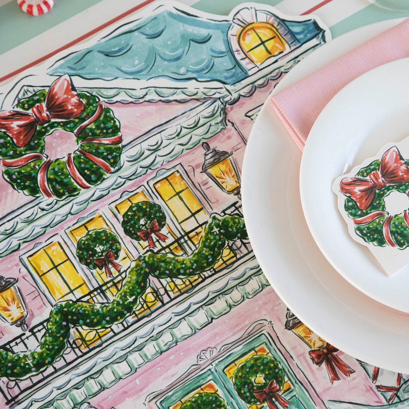 Die-cut Holiday Home Placemat