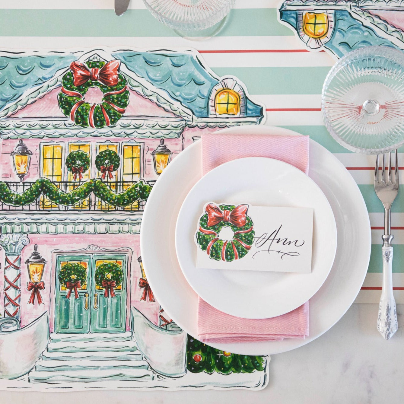 Die-cut Holiday Home Placemat