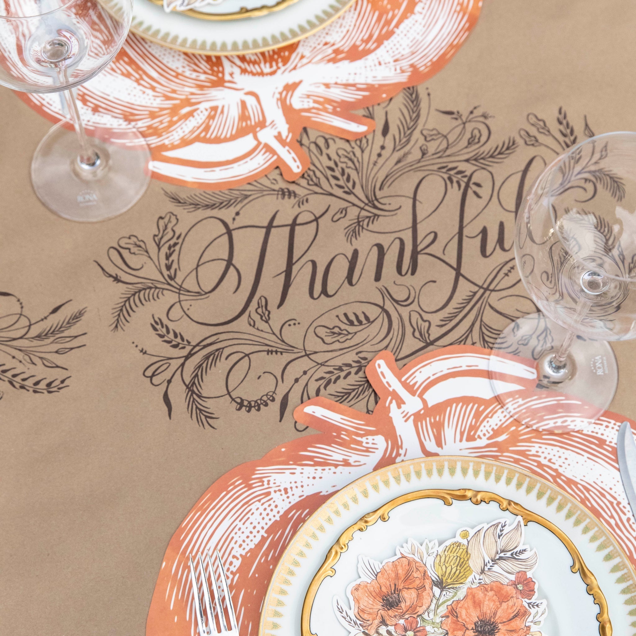 Die-cut Pumpkin Placemat