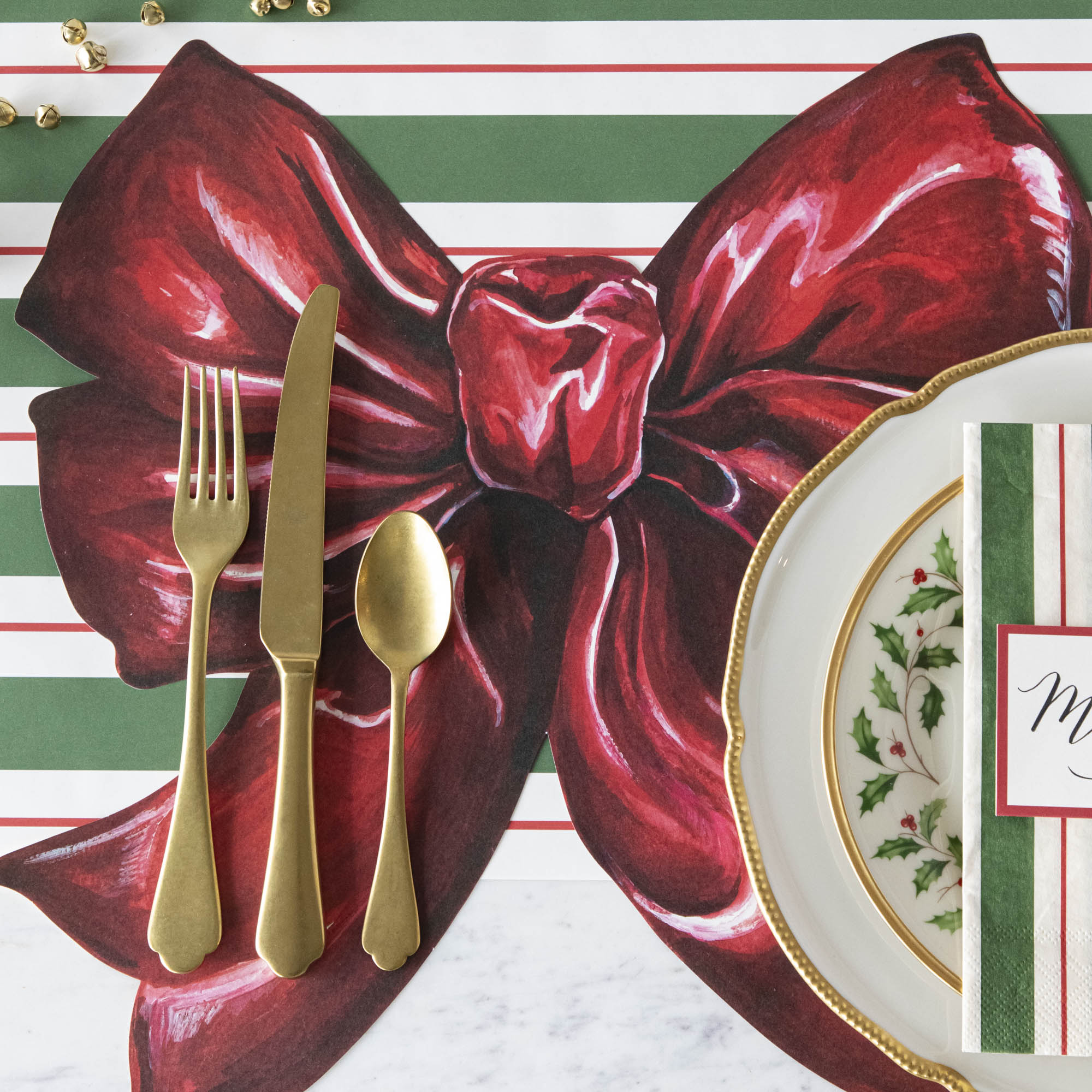 Die-cut Bow Placemat