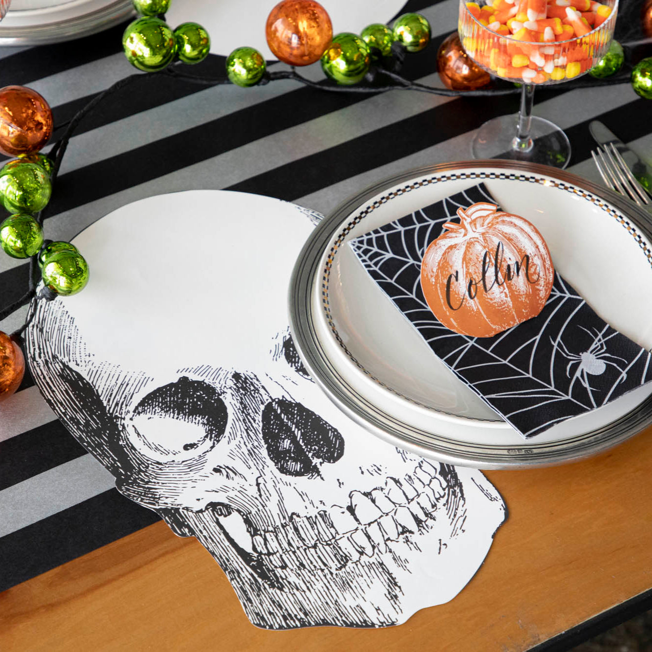 Die-cut Skull Placemat