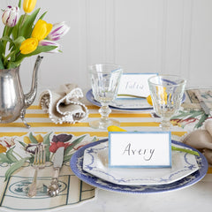 Cornflower Blue Place Card