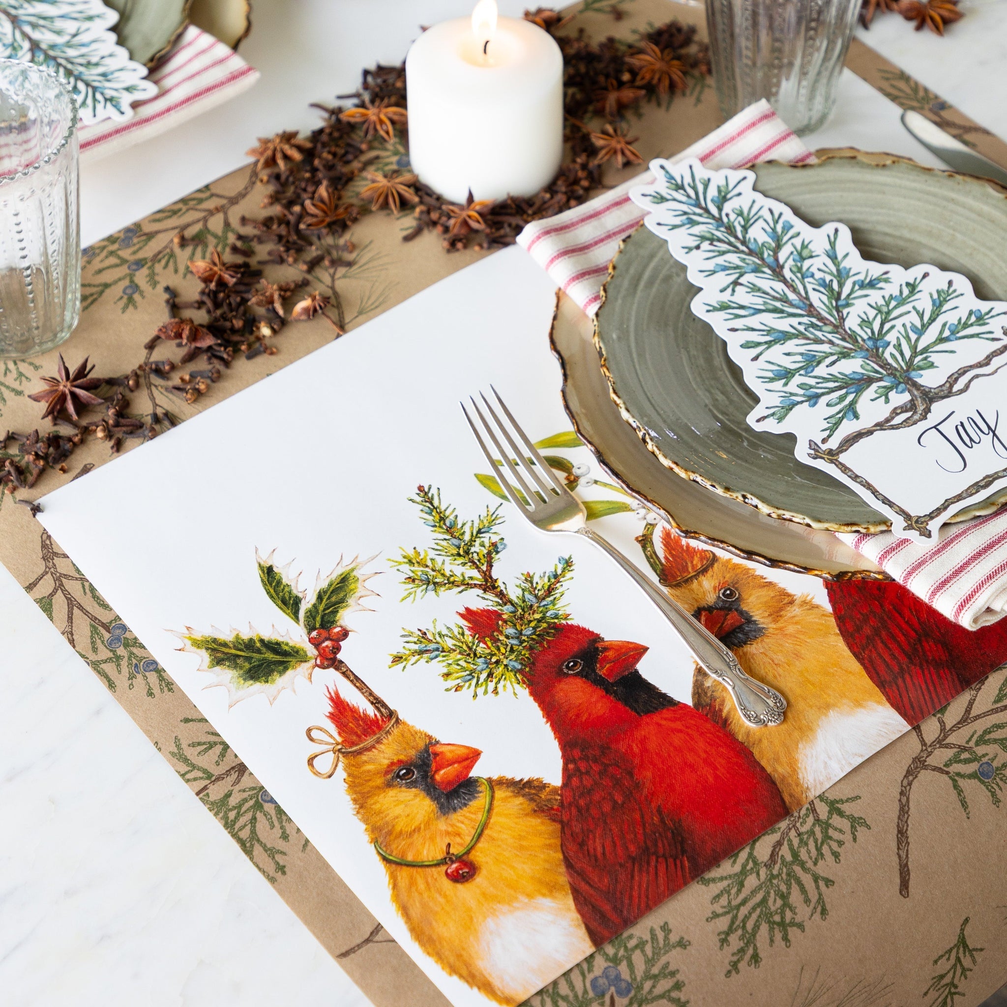 Cardinal Party Placemat