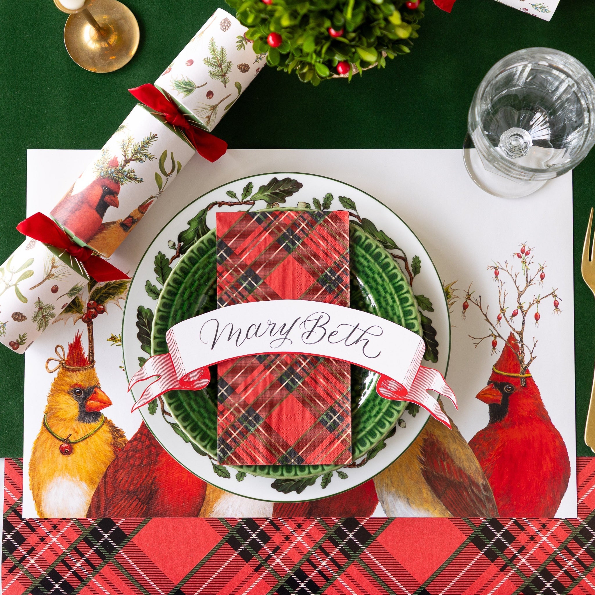 Cardinal Party Placemat