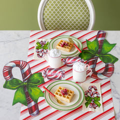 Die-cut Candy Cane Placemat