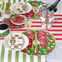 Die-cut Holiday Wreath Placemat