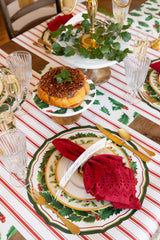 Die-cut Holiday Holly China Placemat